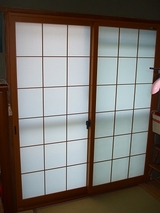 障子の替わりにインプラス