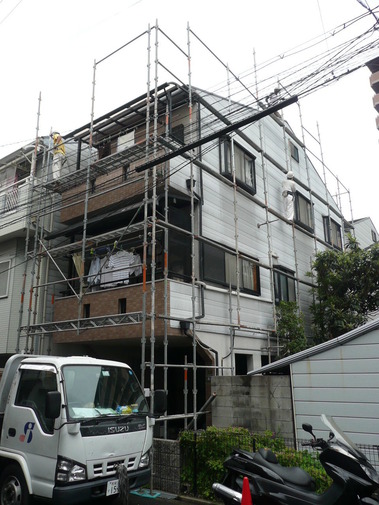 外壁足場