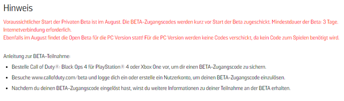 BO4:オープンベータ