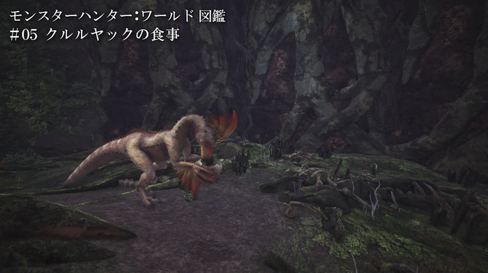モンスターハンターワールド:クルルヤックの食事