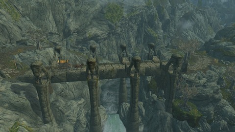 足の長い石橋