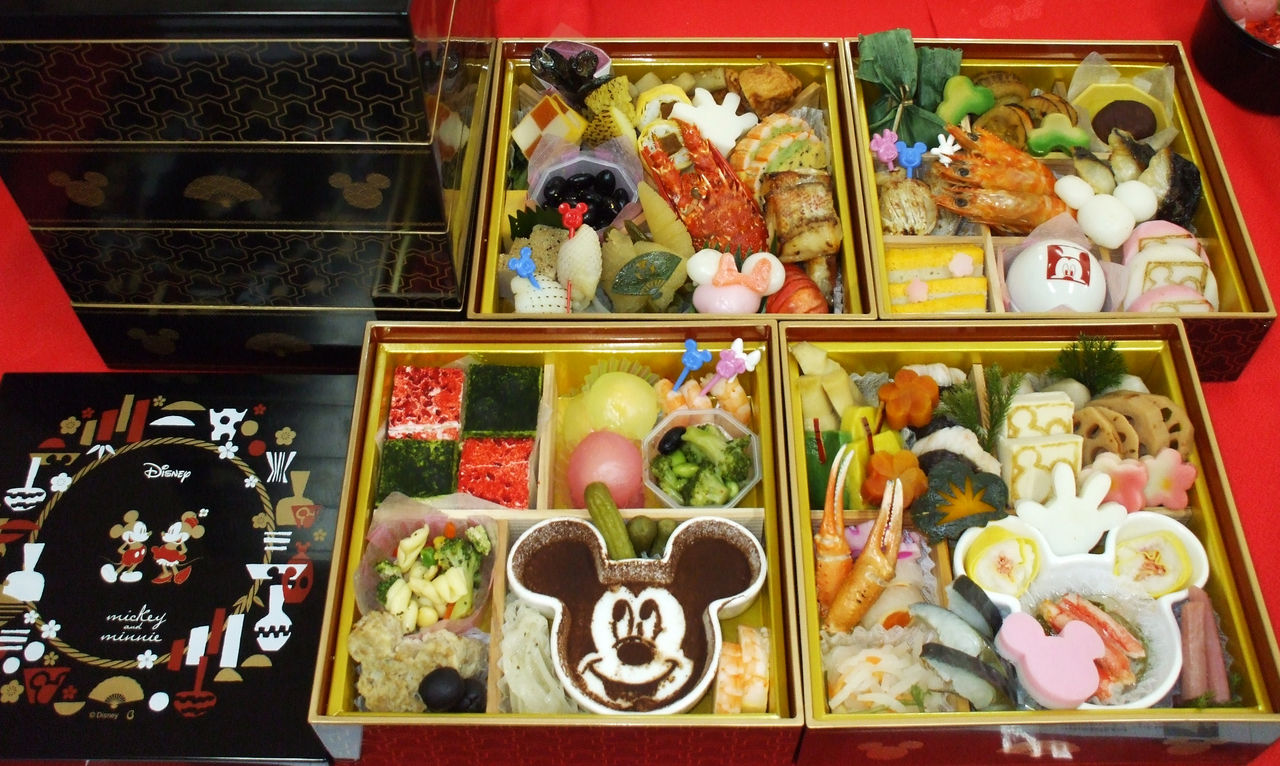 一の重, ディズニー おせち 祝い重 おせち料理, 2018年 ベルメゾン お正月 おいしい かわいい おしゃれ 予約 ご馳走 和風プレミアム四段重