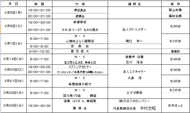 3月 相双倫理法人会