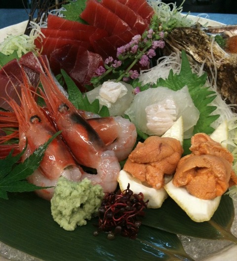 刺身盛り合わせ