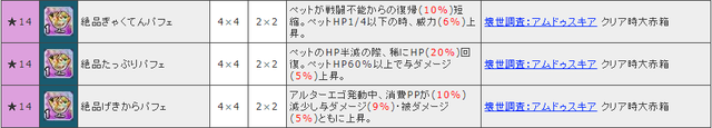 絶品パフェ3種
