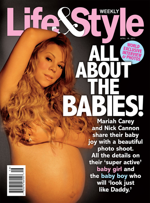 Mariah Carey naked for Life & Style