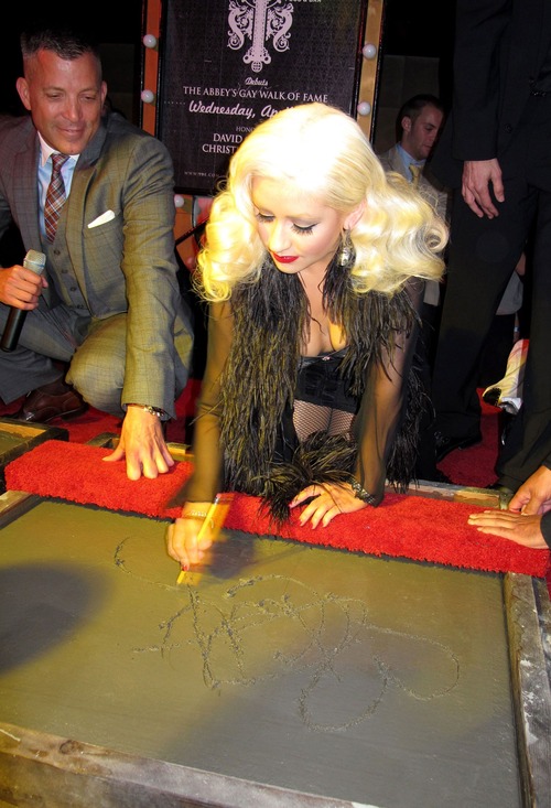 Christina Aguilera - The Abbey West Hollywood 10
