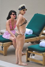 Lady Gaga - bikini pool party - St Regis Hotel 04
