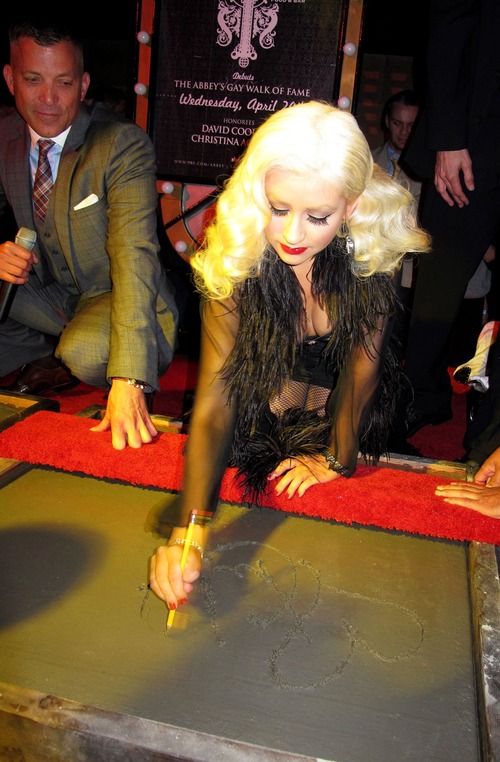 Christina Aguilera - The Abbey West Hollywood 09