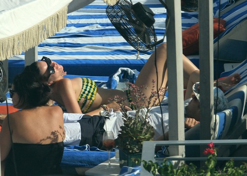 Katy Perry - In a bikini at a hotel pool in Miami 61