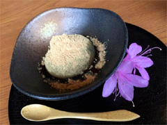 島県名西郡神山町 四国山岳植物園 岳人の森 観月茶屋 わらび餅