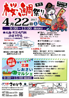 徳島県鳴門市北灘町 JF北灘さかな市 桜鯛祭り 2017