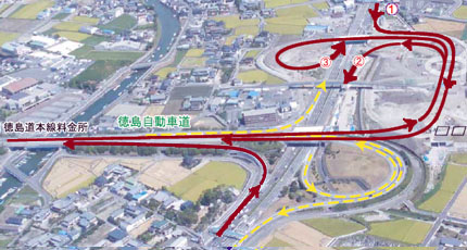 徳島自動車道 徳島ic 出入口 変更 あるでよ Blog