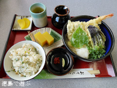 みまからぶっかけ半田素麺定食