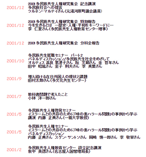 NPONPO法人　多民族共生人権教育センター