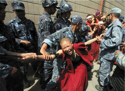 チベット反中国デモ