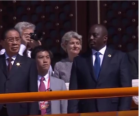 irena bogova @ 中国軍事パレード