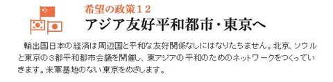 宇都宮けんじ希望の政策12