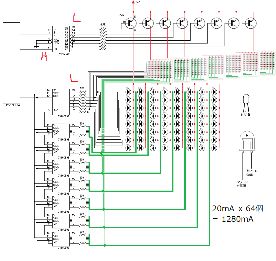 8x8x8 LED Cube の仕様を考える - JAPAN TENT