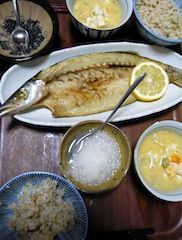 カマスと大根おろし