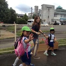 しつけの行き届いた園児達です
