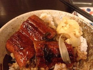 久しぶりの鰻丼