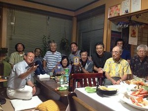 13回忌前に集まった仲間たち