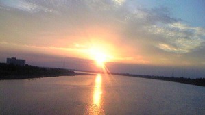 2279「メコンの夕陽」