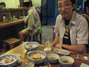 2585出発前の晩飯