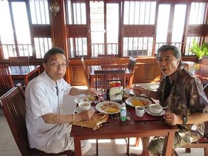 ホテルの朝食