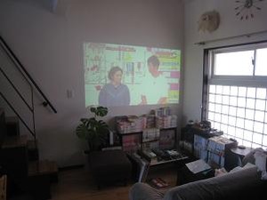 漫画喫茶のようなリビング