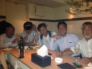 ワインバーで