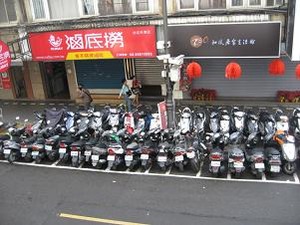 スクーター2重駐車