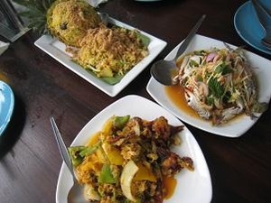 ソムタムはなまら辛い