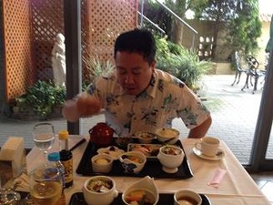 N大将食べるの早いっす