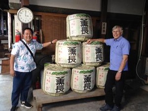 薫長の酒蔵で