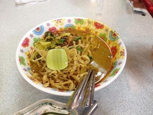 オレの大好きなカオソーイだったけど