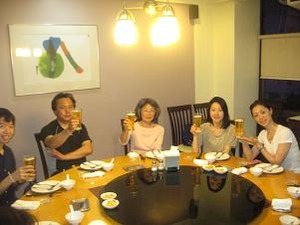 ホックシャークフィンで乾杯