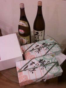 2304「銘酒と柿の葉すし」