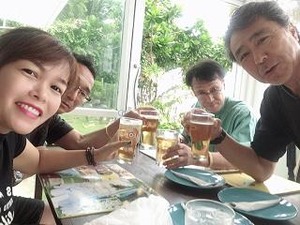 シーサイドレストランでランチ
