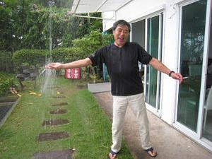 突然のスコール