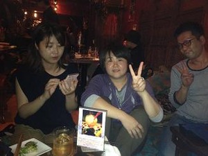 Y子は旦那と子供を帰られせて参加