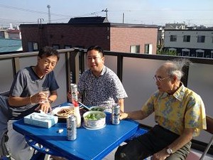 オイラもかんぱい