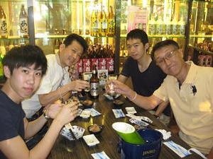 寅次郎で乾杯