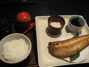 2581縞ホッケ定食