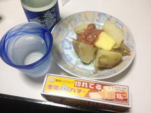 塩辛バターじゃがいも
