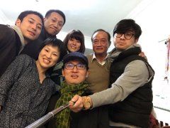 31S嬢一家と記念撮影