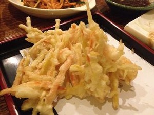 野菜かき揚げも