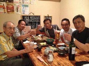 来道初日の晩餐会