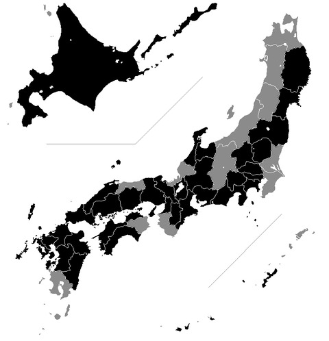 分布 - はさみむし